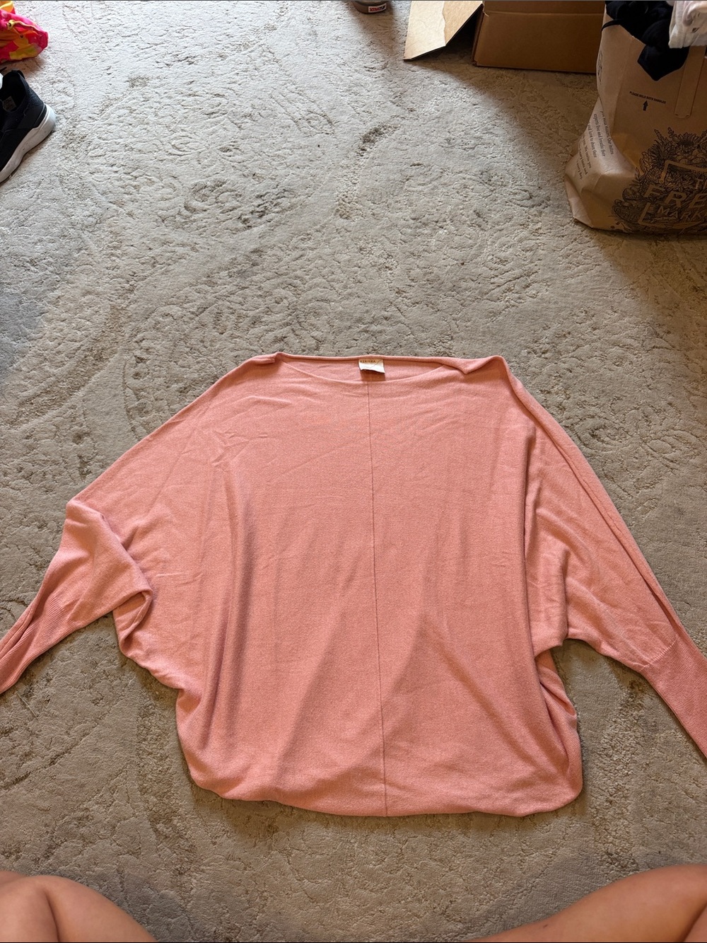 Kerisma Soft Pink Boatneck Lightweight Sweater